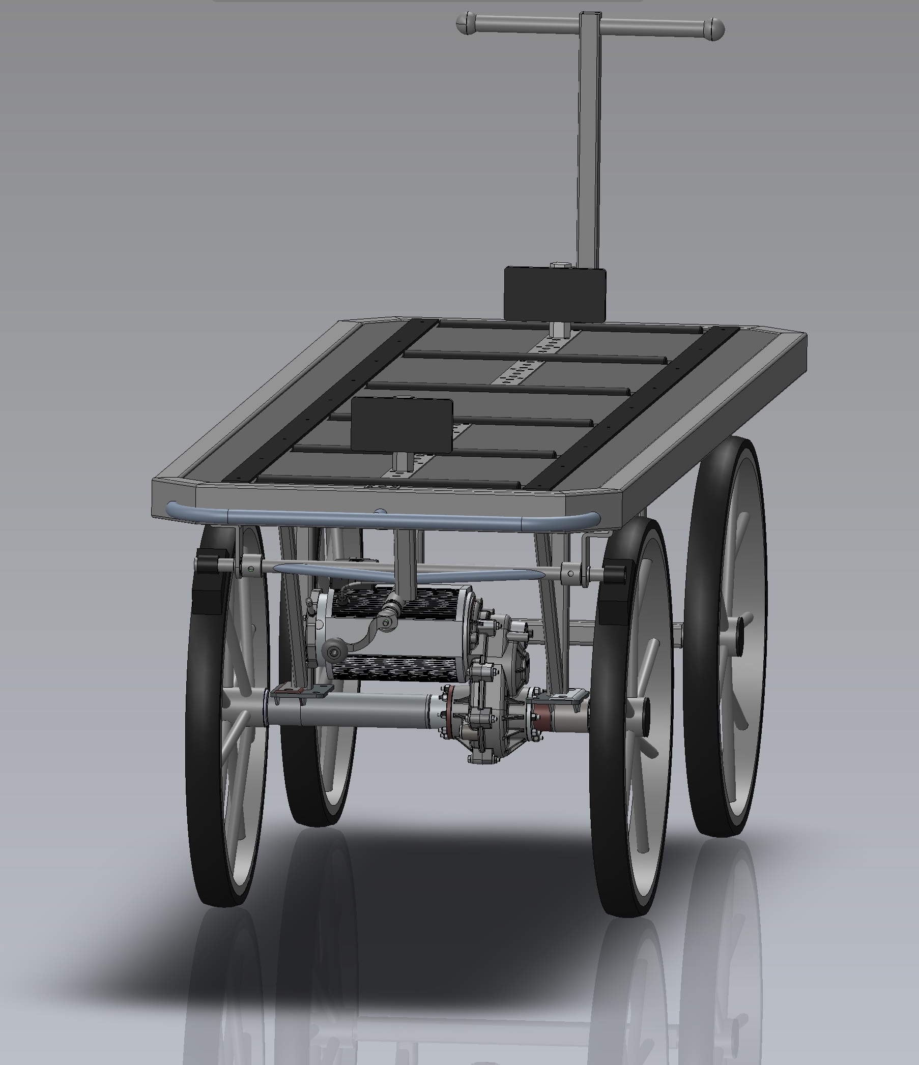 Elektrische aandrijving voor Kleine Loopkoets